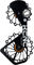 Jockey Wheels System Rear Derailleur Cage + Derailleur Pulleys - black/middle