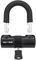 Chaîne Antivol eyelet + Mini Antivol en U U-Lock - gris-noir/80 cm
