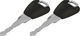 Candado de cable KryptoFlex 1265 Key Cable - negro/65 cm