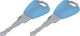 Candado de cable KryptoFlex 1265 Key Cable - azul/65 cm