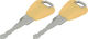 Candado de cable KryptoFlex 1265 Key Cable - naranja/65 cm