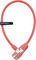 Candado de cable KryptoFlex 1265 Key Cable - salmón/65 cm