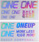 OneUp Components Decal Kit - oil slick/universal
