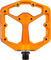 crankbrothers Pedales de plataforma Stamp 7 LE - naranja/small