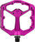 crankbrothers Pédales à Plateforme Stamp 7 LE - purple/small