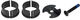 Vibe Evo Carbon Handlebar Stem Unit - black/38 cm, 125 mm
