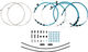Jagwire Set de Câble de Vitesse 2X Elite Link - blue