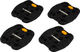 Look Set de 4 placas de pedales Activ Grip Trail - negro