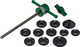 Abbey Bike Tools Outil pour Boîtier de Pédalier Modular Bearing Press avec Levier - green/universal