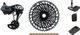 SRAM Kit de Mise à Niveau X01 Eagle AXS 1x12 vitesses avec Cassette - black - XX1 gold/SRAM XD/14 dents/SRAM XD/aucun/10-52/aucun/sans