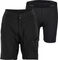 Hummvee Lite Damen Shorts mit Innenhose - black/S