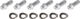 DT Swiss Speichenkit für HX 1501 SPLINE® 30 27,5" - schwarz/285 mm, 286 mm, 287 mm