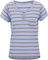 Patagonia Capilene Cool Trail Henley Damen T-Shirt - furrow stripe-light current blue/M