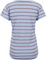 T-Shirt pour Dames Capilene Cool Trail Henley - furrow stripe-light current blue/M