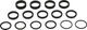 SRAM Spacer-Kit V3 für DUB Innenlager - black