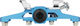 KCNC AM Trap Click / Platform Pedals - blue