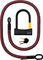 tex-lock Eyelet chain lock + D-lock shackle lock - chateau red