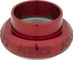 Chris King GripNut Sotto Voce EC30/25,4 - EC30/26 Gewindesteuersatz - red/1"/EC30/25,4 - EC30/26