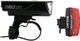 CATEYE HL-EL360G RC GVOLT25+TL-LD620G RapidMicroG Light Set - StVZO Approved - black