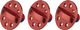 Vis de Visière pour Casques A1 & A2 - set de 3 - red/universal