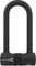 tex-lock eyelet chain lock + U/X-lock shackle lock - acid orange | 120 cm | 14 cm | 7.8 cm