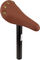 Saddle w/ Rivets and Fixed Seatpost - brown/25.4 mm / 170 mm