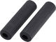 Ribbed Extra Chunky Silicone Handlebar Grips - black/130 mm