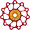 KCNC Galets de Dérailleur Jockey Wheel Ultra Light - rouge/11 dents