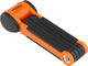 Evolution 790 Faltschloss mit Klick-Rahmenhalterung - schwarz-orange/90 cm