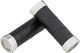 Slender Leather Handlebar Grips - black/100 mm