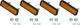 Trekking Pro Plattformpedale - silber/universal