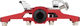 KCNC AM Trap Click / Platform Pedals - red/universal