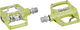 KCNC Pédales à Clip / à Plateforme AM Trap - green yellow/universal