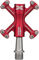 Xpedo Traverse 5 Plattformpedale - rot/universal