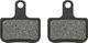 GALFER Bremsbeläge Disc Standard für SRAM/Avid - semi-metallisch - Stahl/SR-010