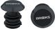 Brooks Cambium Ergonomic Rubber Handlebar Grips for Two-Sided Twist Shifters - black/100 mm / 100 mm
