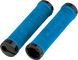 Chromag Puños de manillar Palmskin Lock On - blue-black/142 mm