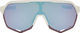 100% Gafas deportivas S2 Hiper - matte white/hiper blue multilayer mirror