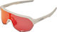Lunettes de Sport S2 Hiper - soft tact off white/hiper red multilayer mirror
