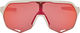 100% Gafas deportivas S2 Hiper - soft tact off white/hiper red multilayer mirror