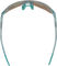 100% Lunettes de Sport S2 Hiper - polished translucent mint/hiper silver mirror