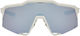 Lunettes de Sport Speedcraft Hiper - matte white/hiper blue multilayer mirror