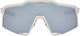 100% Lunettes de Sport Speedcraft Hiper - matte white/hiper blue multilayer mirror