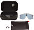 Lunettes de Sport Speedcraft Hiper - matte white/hiper blue multilayer mirror