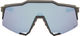 100% Gafas deportivas Speedcraft Hiper - matte black/hiper blue multilayer mirror