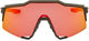 Lunettes de Sport Speedcraft Hiper - soft tact black/hiper red multilayer mirror