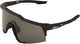 100% Speedcraft Smoke Sports Glasses - soft tact black/smoke