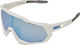 Speedtrap Hiper Sports Glasses - matte white/hiper blue multilayer mirror