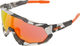 Speedtrap Hiper Sports Glasses - soft tact grey camo/hiper red multilayer mirror