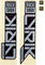 RockShox Decal Kit Aufklebersatz für Lyrik Ultimate ab Modell 2023 - gloss black-matte silver foil/universal